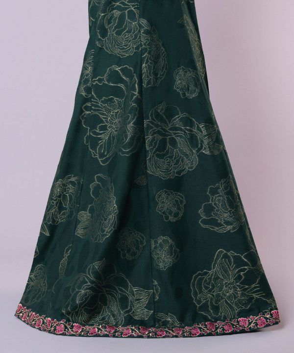 Embroidered Jacquard Sharara - 图片 3