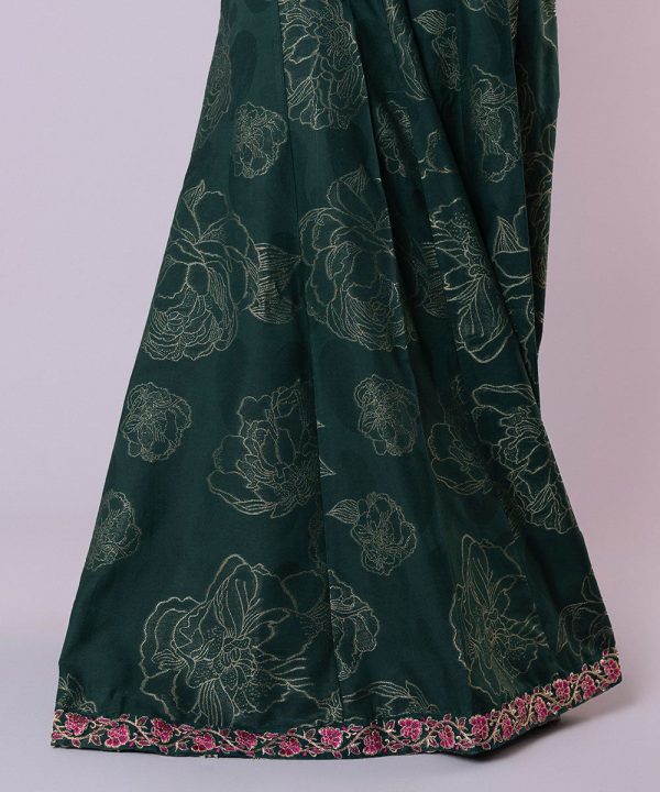 Embroidered Jacquard Sharara - 图片 4