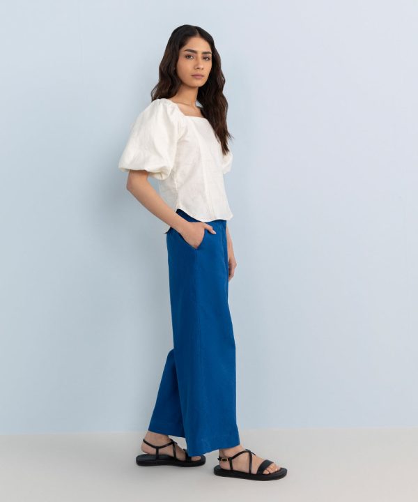 Cotton Jacquard Culottes - 图片 4