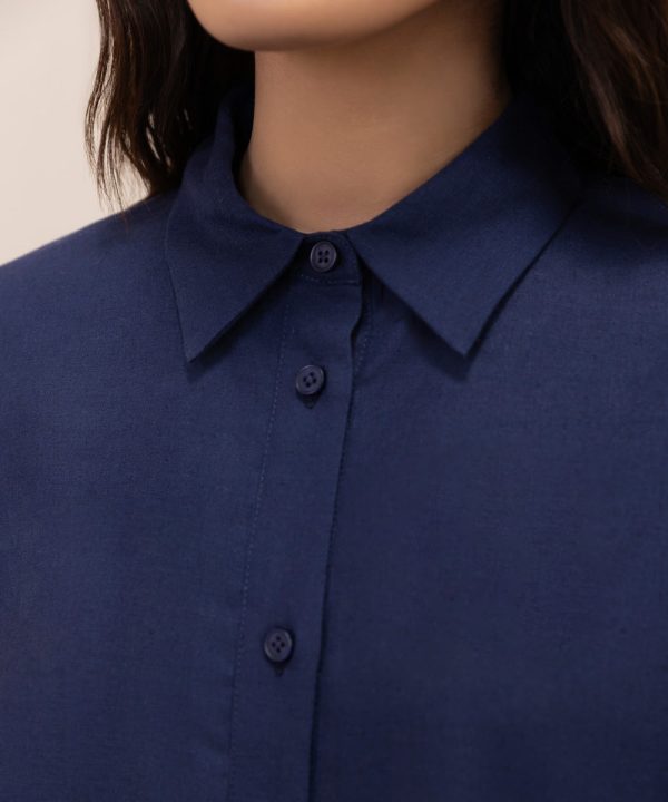 Boxy Linen Shirt - 图片 5