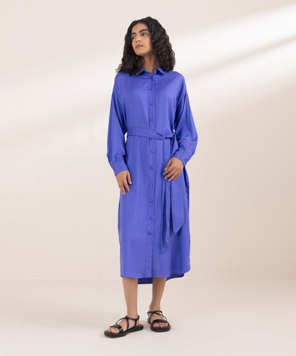 Long Shirt Dress - 图片 2