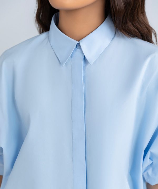 Shirt With Rouched Sleeves - 图片 5