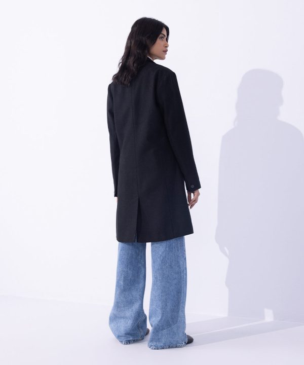 Single Button Coat - 图片 4