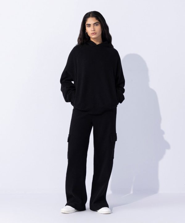 Raised Ribbed Hoodie - 图片 3