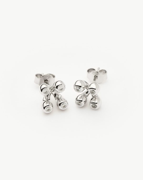 Atom Stud Earrings | Sterling Silver - 图片 4