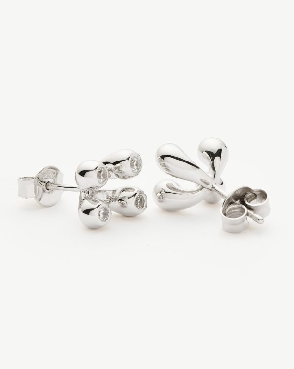 Atom Stud Earrings | Sterling Silver - 图片 5