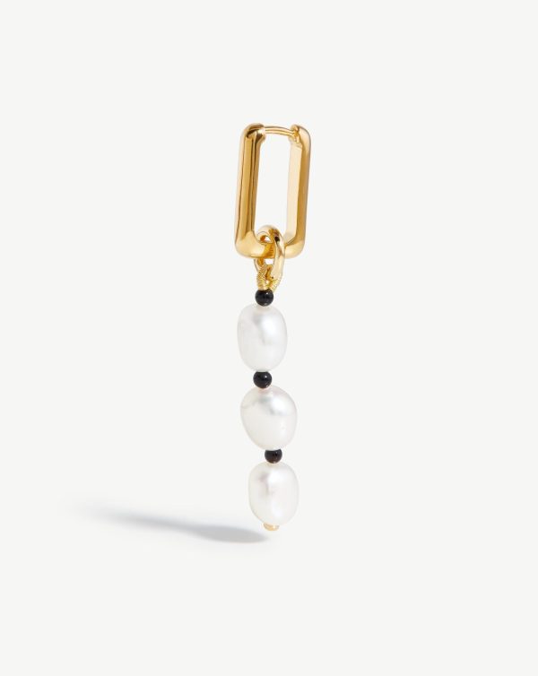 Baroque Pearl Single Drop Earring - 图片 4