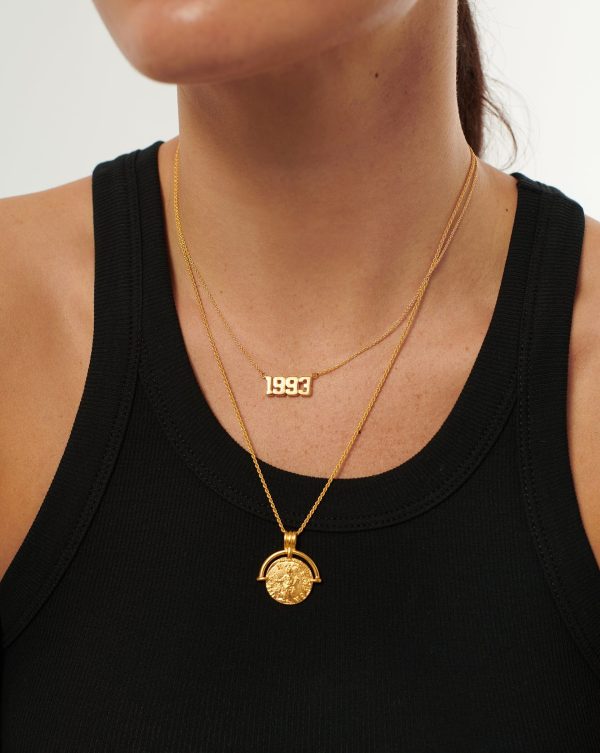 Birth Year Necklace  - Year 1993 | 18ct Gold Vermeil - 图片 2