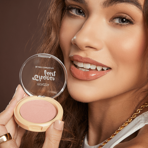 Blush Compacto Choco Fun - Fenzza - 图片 10