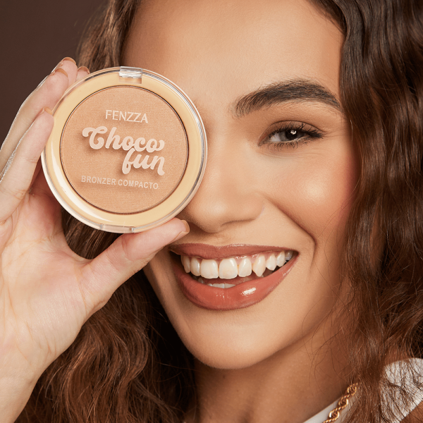 Blush Compacto Choco Fun - Fenzza - 图片 11