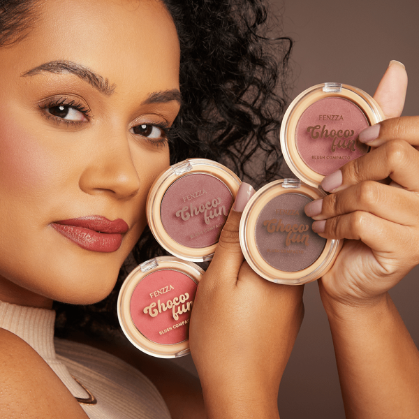 Blush Compacto Choco Fun - Fenzza