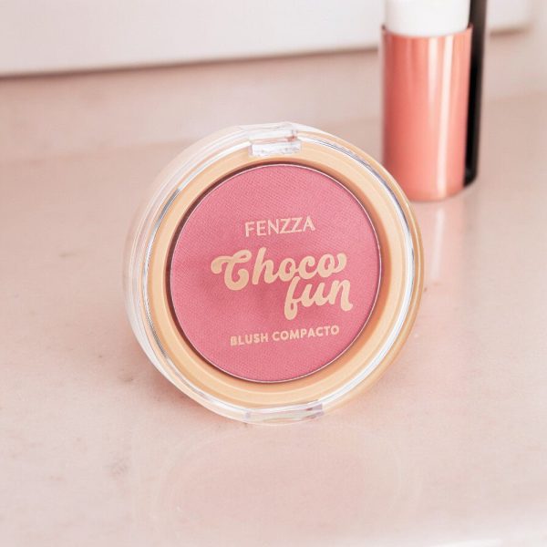 Blush Compacto Choco Fun - Fenzza - 图片 2