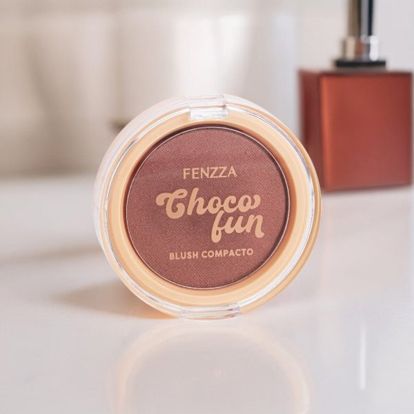 Blush Compacto Choco Fun - Fenzza - 图片 4