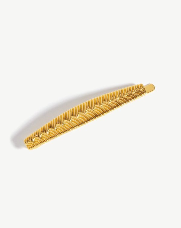 Braid Hair Clip | 18ct Gold Plated