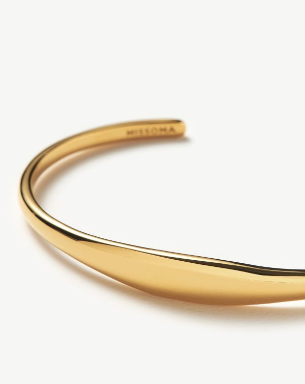 Classic Cuff Bracelet | 18ct Gold Vermeil - 图片 4