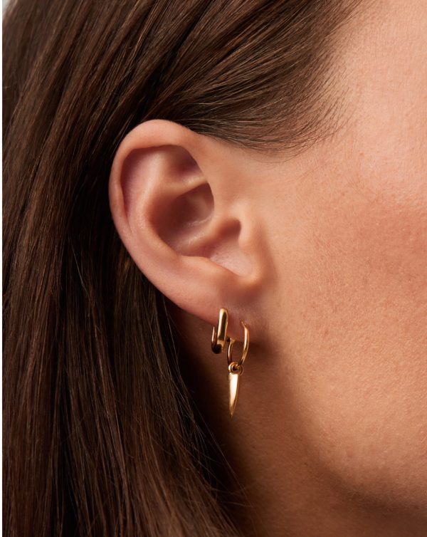 Classic Ovate Huggies | 18ct Recycled Gold Vermeil on Recycled Sterling Silver - 图片 2