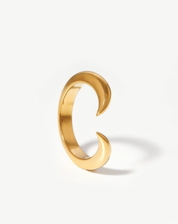 Claw Open Ring | 18ct Gold Vermeil - 图片 4