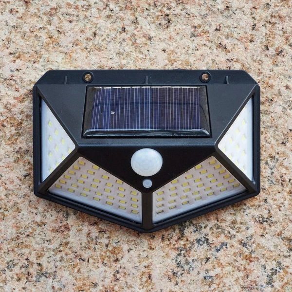 Combo 5 Luminárias Solar com Sensor - 100 LEDs - 图片 4