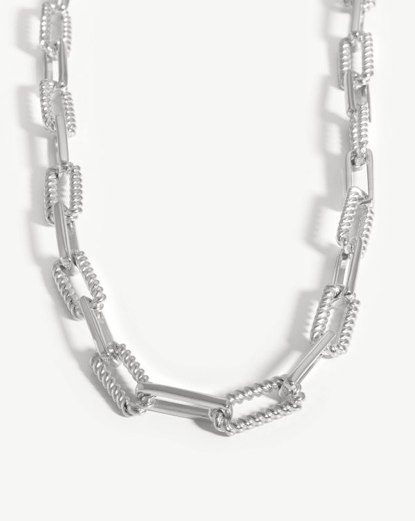 Coterie Chain Necklace | Silver Plated - 图片 4