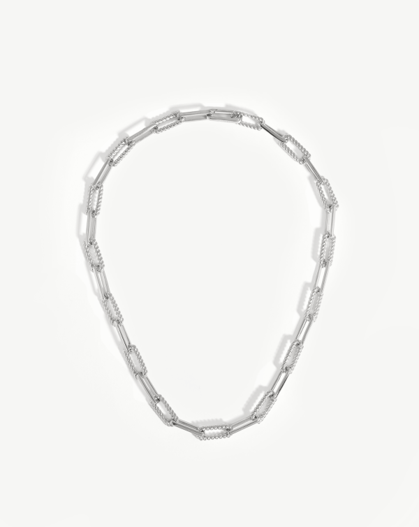 Coterie Chain Necklace | Silver Plated