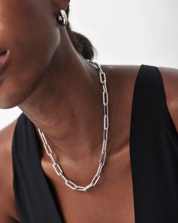 Coterie Chain Necklace | Silver Plated - 图片 2