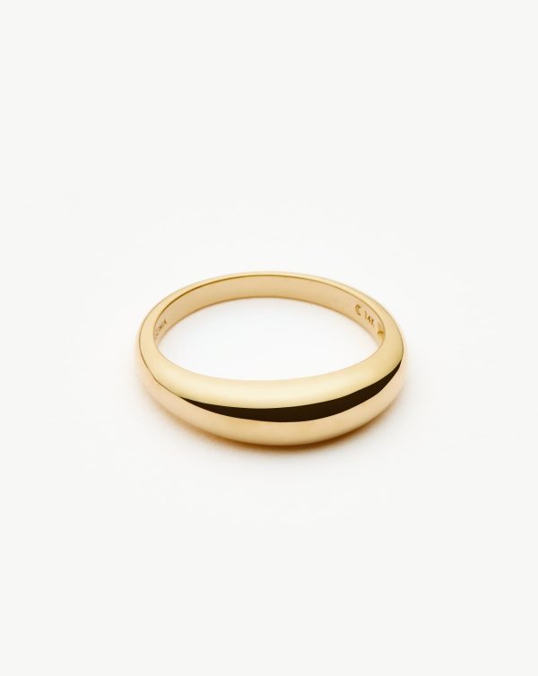 Fine Classic Dome Ring | 14ct Solid Gold - 图片 4