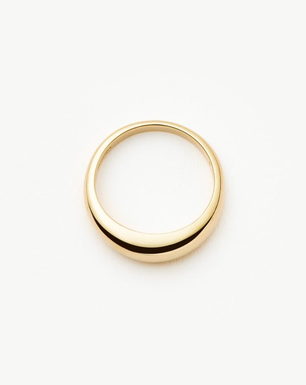 Fine Classic Dome Ring | 14ct Solid Gold - 图片 5