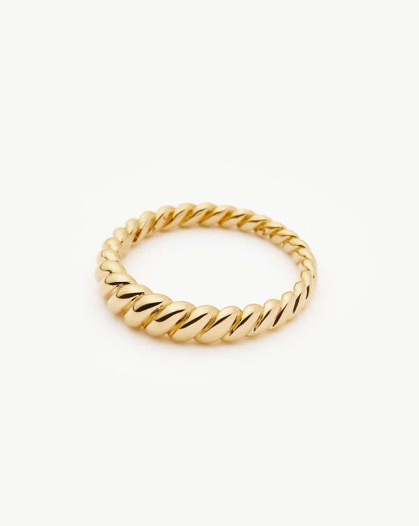 Fine Twisted Classic Ring | 14ct Solid Gold - 图片 4