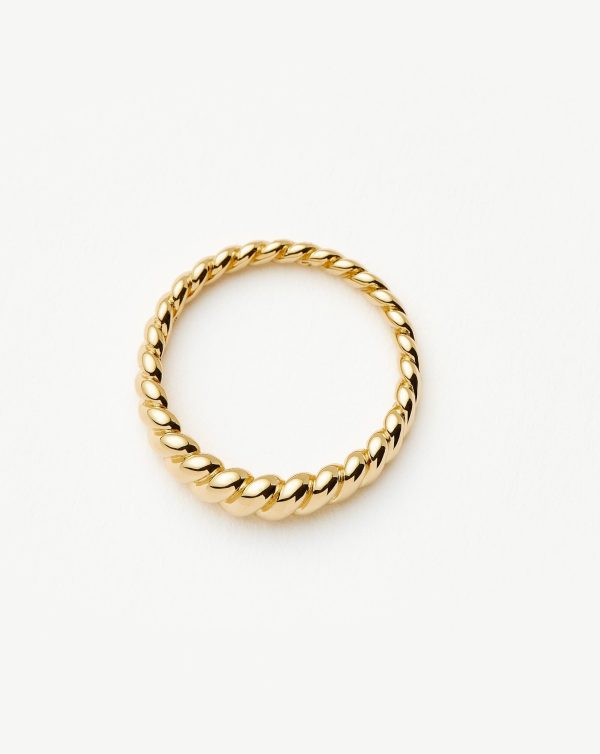 Fine Twisted Classic Ring | 14ct Solid Gold - 图片 5