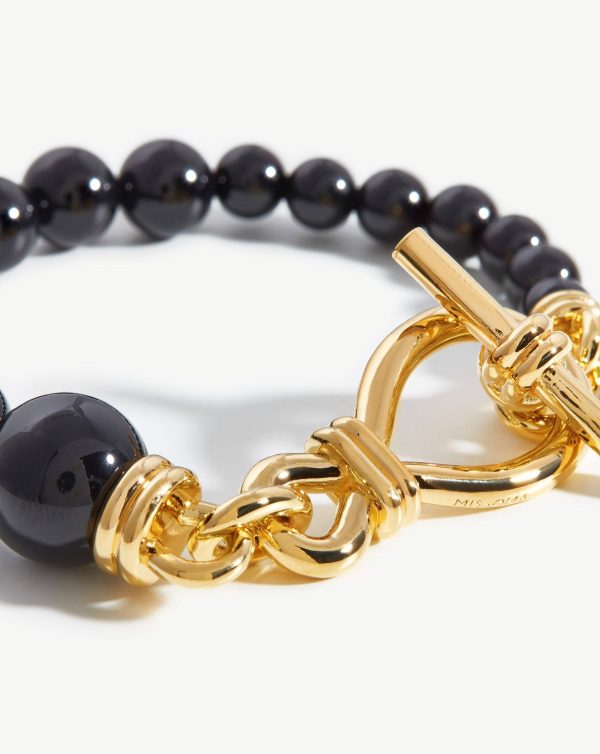 Graduated Sphere T-Bar Bracelet - 图片 3