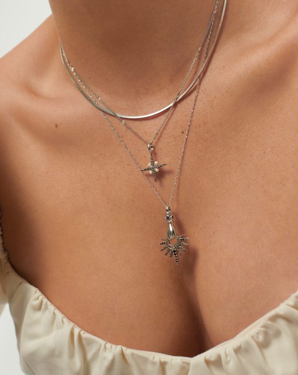 Harris Reed Star Catcher Pendant Necklace | Sterling Silver/Cubic Zirconia - 图片 2