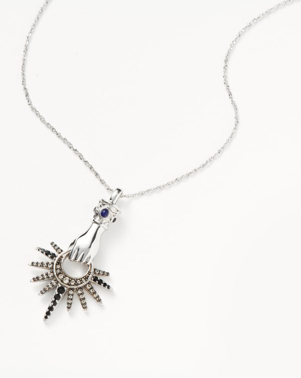 Harris Reed Star Catcher Pendant Necklace | Sterling Silver/Cubic Zirconia - 图片 4