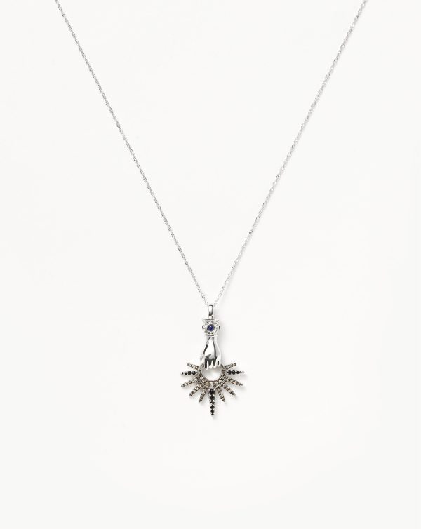 Harris Reed Star Catcher Pendant Necklace | Sterling Silver/Cubic Zirconia