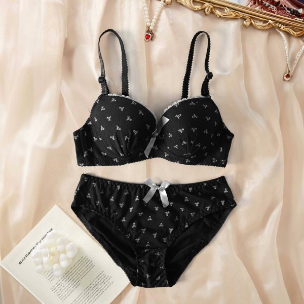 Kangxin Women's Wired Padded Bra & Pantie Set - 图片 9