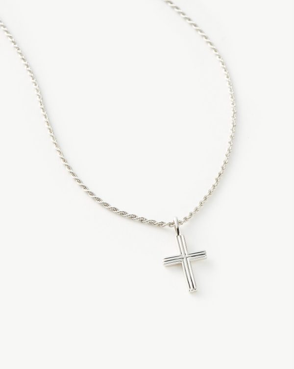 Mens Lucy Williams Classic Cross Necklace - 图片 4