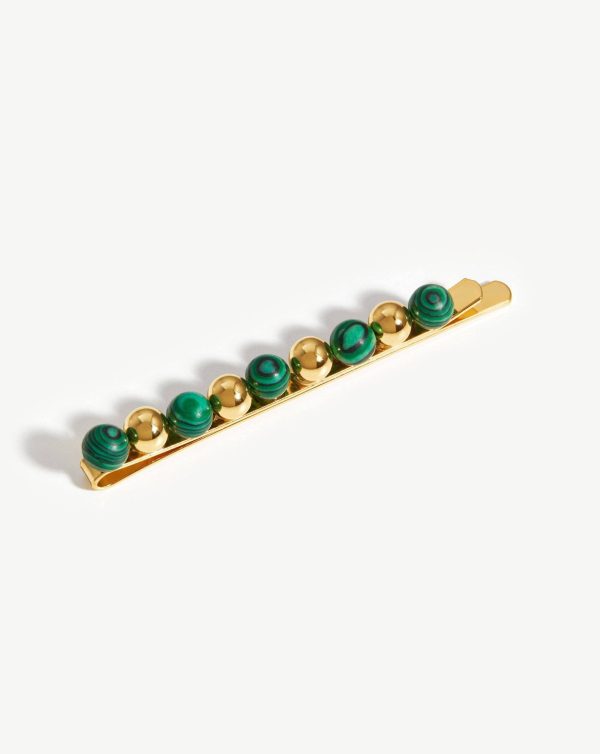 Mini Sphere Beaded Hair Clip