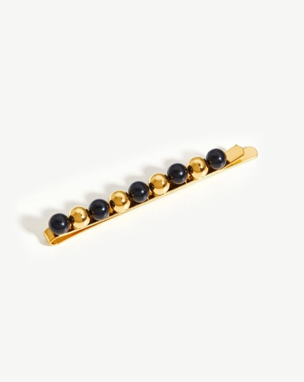 Mini Sphere Beaded Hair Clip