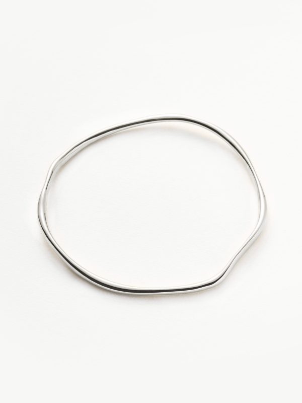 Molten Ripple Bangle | Sterling Silver - 图片 4