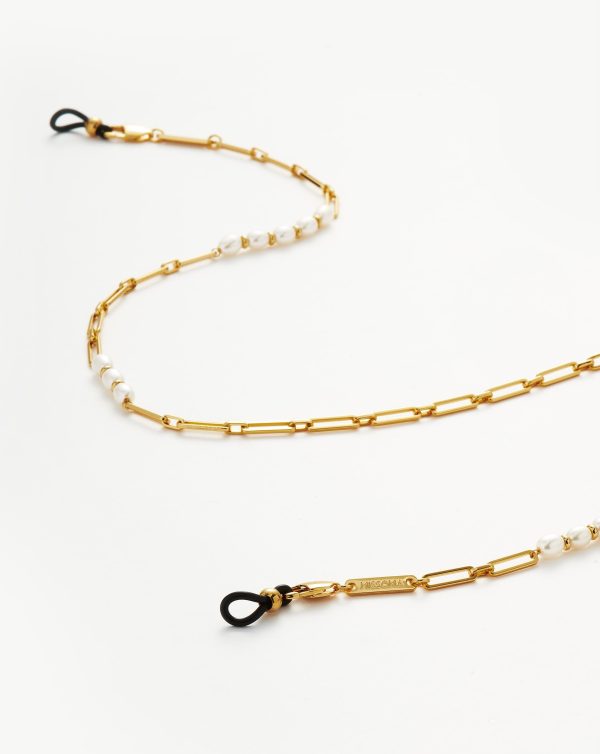 Paperclip Pearl Eyewear Chain - 图片 4