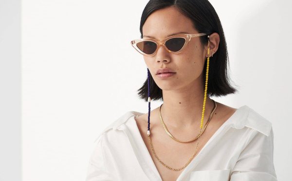 Pearl, Multi Rondelle & Figaro Eyewear Chain - 图片 3