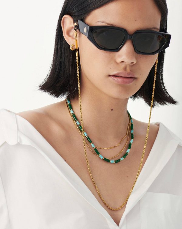 Rope Eyewear Chain | 18ct Gold Plated - 图片 2