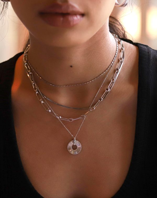 Small Frill Necklace | Sterling Silver - 图片 5