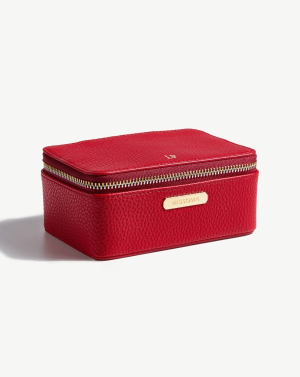 Small Jewellery Case | Berry Red