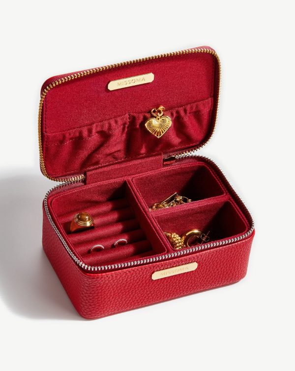 Small Jewellery Case | Berry Red - 图片 2