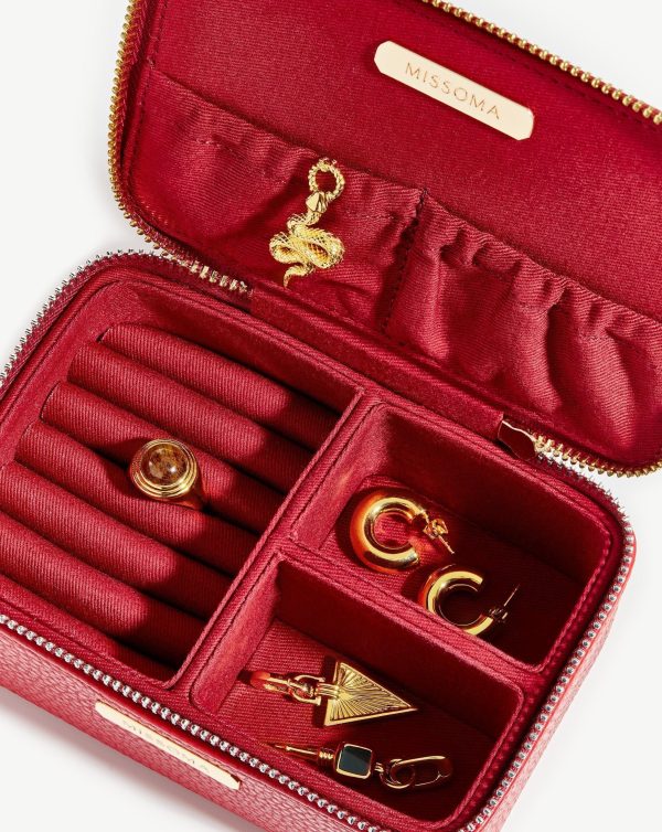 Small Jewellery Case | Berry Red - 图片 3