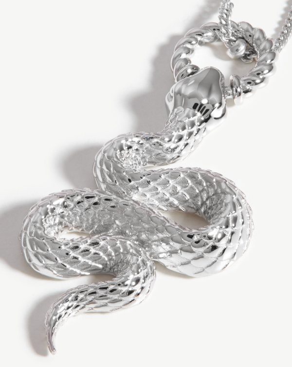 Snake Pendant Necklace - 图片 4