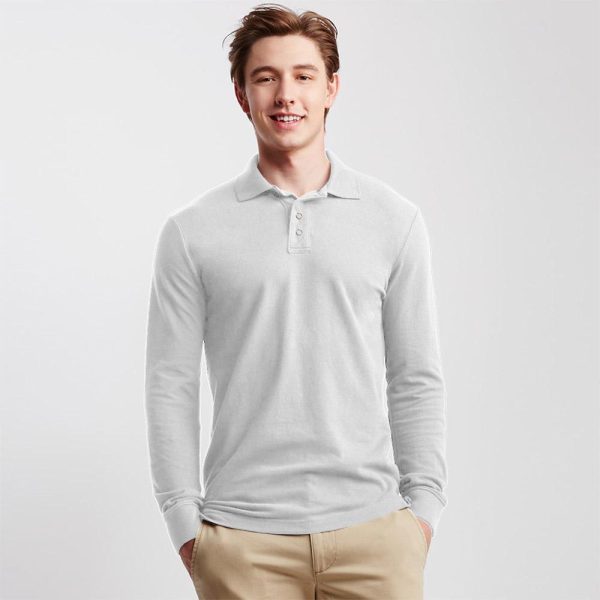 ID Classic Creations Long Sleeve Minor Fault Polo Shirt - 图片 3